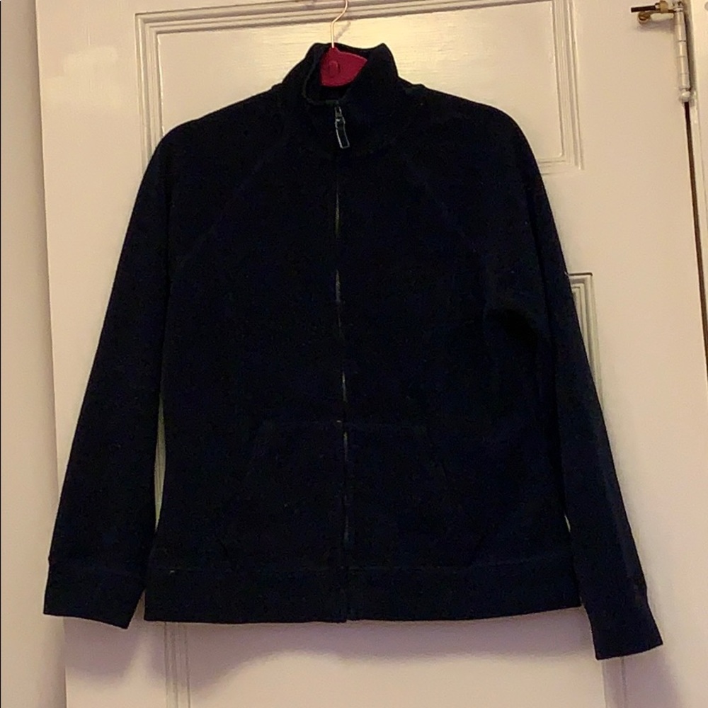 Old Navy large Navy blue zip up fleece